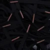 Black Nike laces Taupe tips