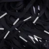 Black Nike laces Grey tips