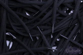 Oval laces Black