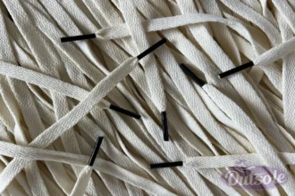 Sail Colored Tips Nike Laces Black Veters Zwart 1