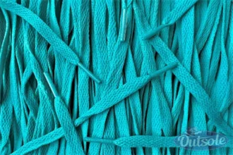 Asics laces Teal flat