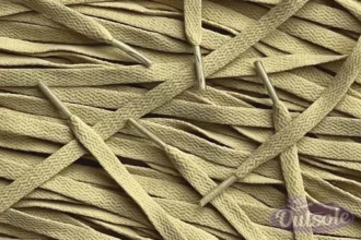 Flat laces Old Yellow