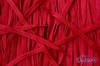 New Balance flat laces Red veters Rood