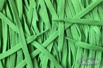 New Balance laces Light Green veters flat 1