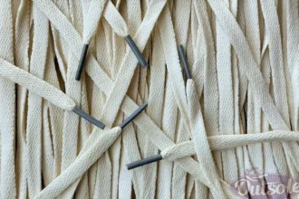 Sail Colored Tips Nike Laces Dark Grey Veters