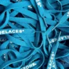 Off White SHOELACES laces veters Blue Teal