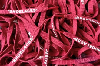 Off White SHOELACES laces veters Cherry