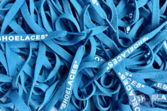 Off White SHOELACES laces veters Light Blue