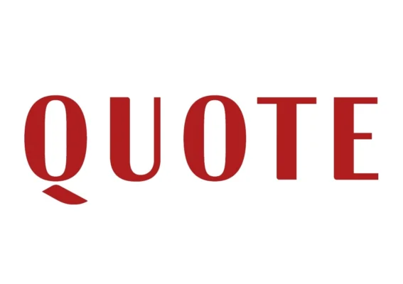 Quote logo Outsole