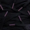Colored Tips laces Black Lilac veters