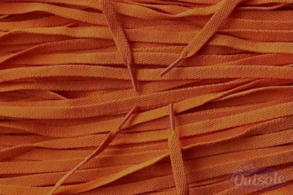 Flat Nike laces Dark Orange Donkeroranje