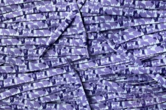 Print laces Bape Camo Purple