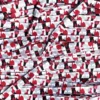Print laces Bape Camo White Red