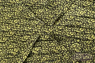 Print laces Cement Yellow