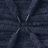 Fluffy veters laces Black Zwart