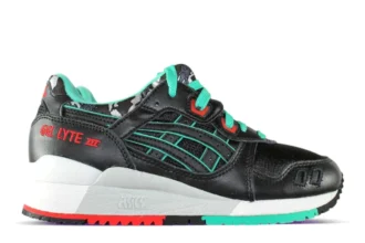 Asics Gel Lyte 3 Black Turquoise