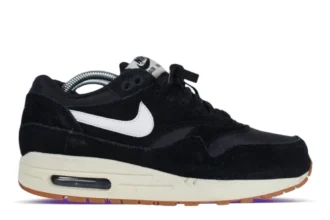 Nike Air Max 1 Black Suede Gum