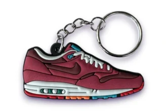 Nike Air Max 1 Keychain Sleutelhanger Patta Burgundy Cherrywood Parra