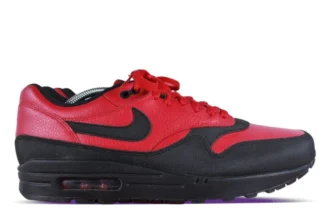 Nike Air Max 1 Ltr Premium Gym Red Black