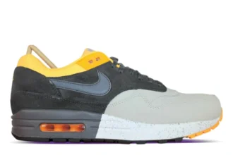 Nike Air Max 1 PRM Dark Charcoal Laser Orange