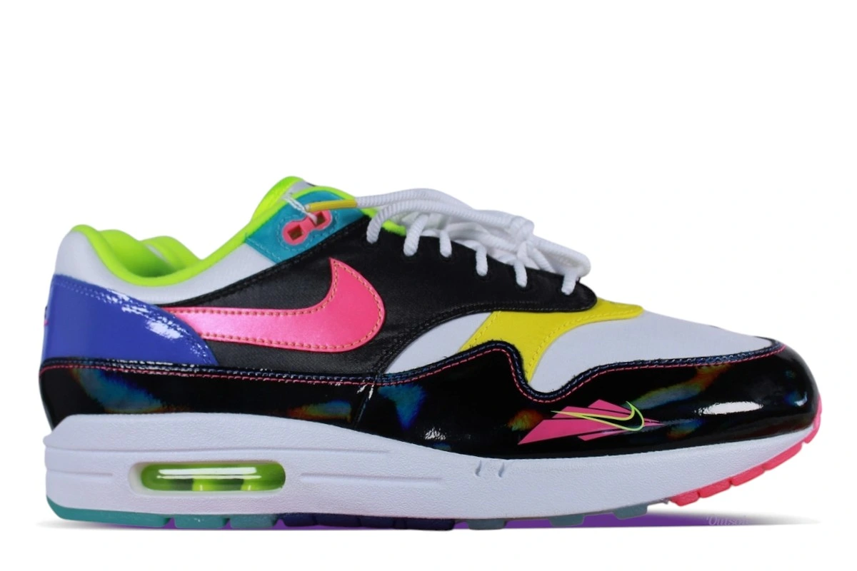Nike Air Max 1 Volt Pink Miniswoosh