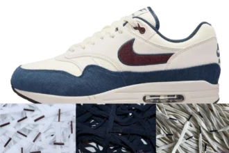 Lace Pack Nike Air Max 1 Coconut Milk Burgundy Crush