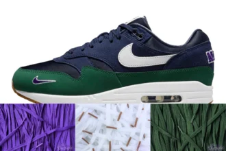 Lace Pack Nike Air Max 1 QS Obsidian Midnight Navy Gorge Green