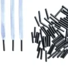 Metalen tips zwartzilver Metallic tips Black silver