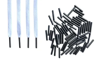Metalen tips zwartzilver Metallic tips Black silver