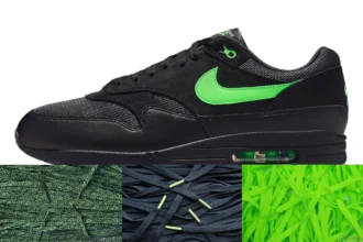 Lace Pack Nike Air Max 1 Anthracite Black Green Strike FZ5808 012 Photoroom