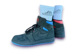 Nike Air Jordan 1 High Sneakers Socks by Outsole Dunk (2)