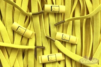 Elastische veters Geel