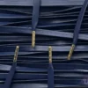 Leren lederen veters navy leather laces navy
