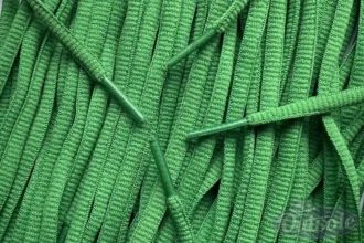 Small oval laces forest green smalle ovale veters bosgroen
