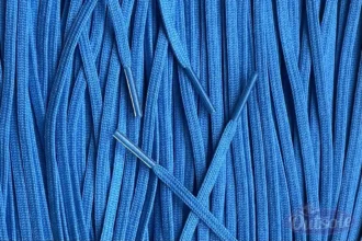 Smalle voetbal veters blauw football soccer laces blue