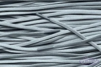Smalle voetbal veters grijs football soccer laces grey