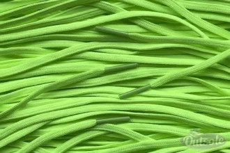 Smalle voetbal veters lime football soccer laces limoen