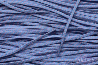 Smalle voetbal veters polka oudblauw fluororanje football soccer laces polka old blue fluor orange