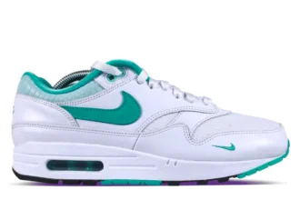 Nike Air Max 1 By You Croc White Teal Leather (9)