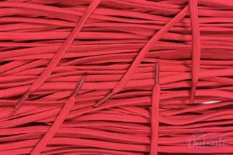 Dunne platte veters - Rood